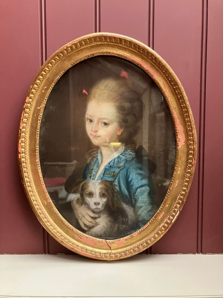 Pastel dans Cadre d’époque, Antiquités & Art, Enlèvement