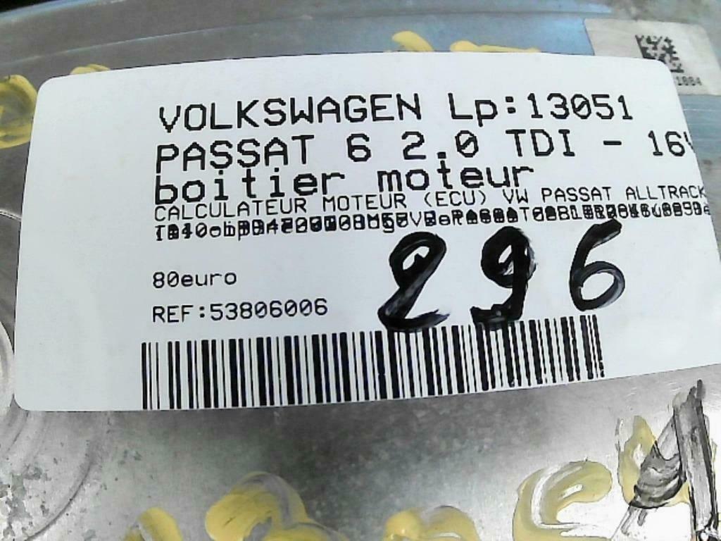 Boitier moteur VW Passat VI 2.0TDi 103kw 0281017946 (296), Enlèvement ou Envoi, Utilisé