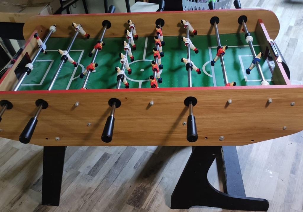 Baby Foot Pliant Libero de couleur bois clair,, Enlèvement, Comme neuf