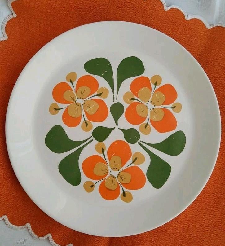 Stavangerflint June 'DEKOR ROLF', 2 ASSIETTES ∅24, Antiek en Kunst, Ophalen