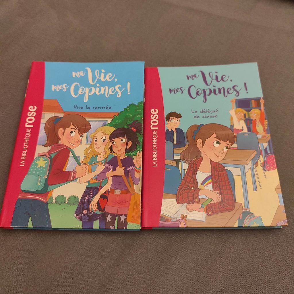 Livres "Ma vie, mes copines" - Tomes 1 et 2, Ophalen, Gelezen, Bibliothèque Rose