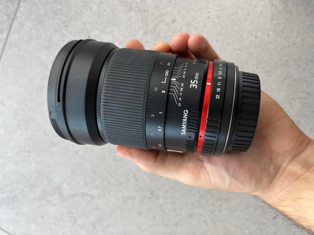 SAMYANG F1.4/35mm, Envoi, Comme neuf