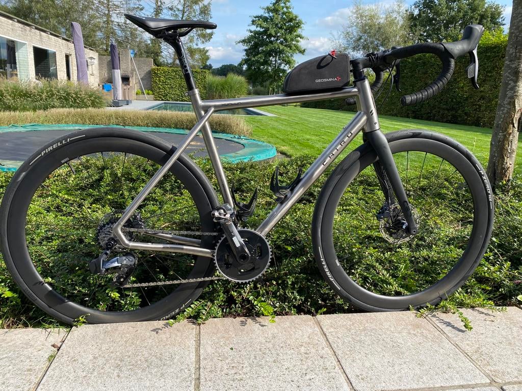 Chiru titanium racefiets medium (55), Enlèvement, Comme neuf, Giant