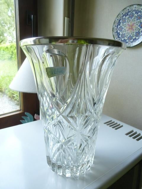 Vase Elldée avec bord en argent, Enlèvement ou Envoi