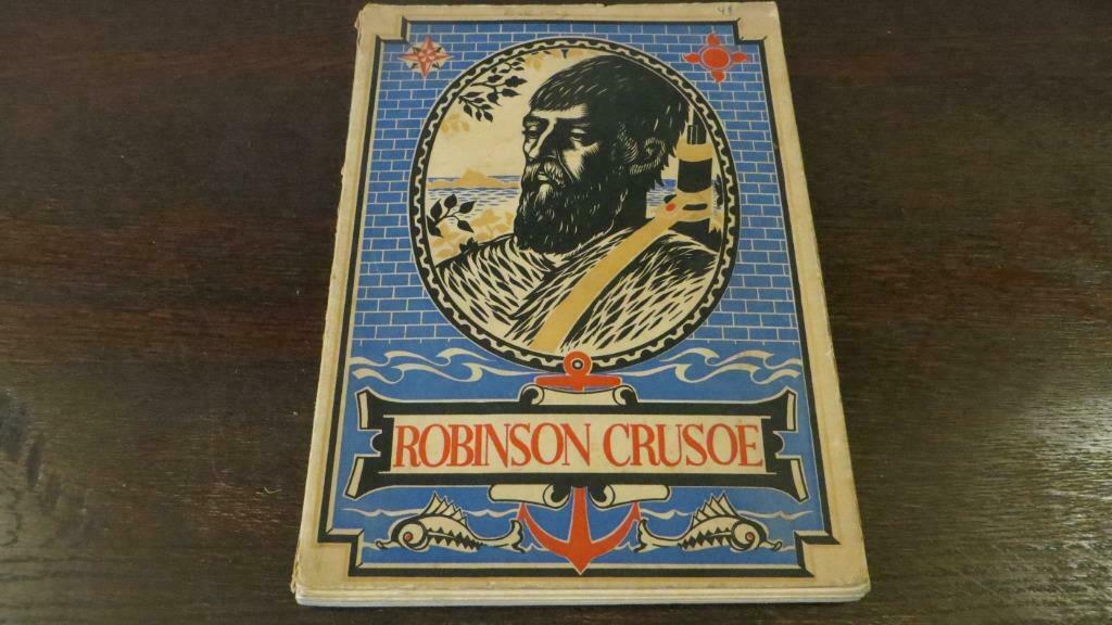 ROBINSON CRUSOE door Daniel DEFOE  uitgave 1950, Antiek en Kunst, Ophalen of Verzenden, DANIEL DEFOE