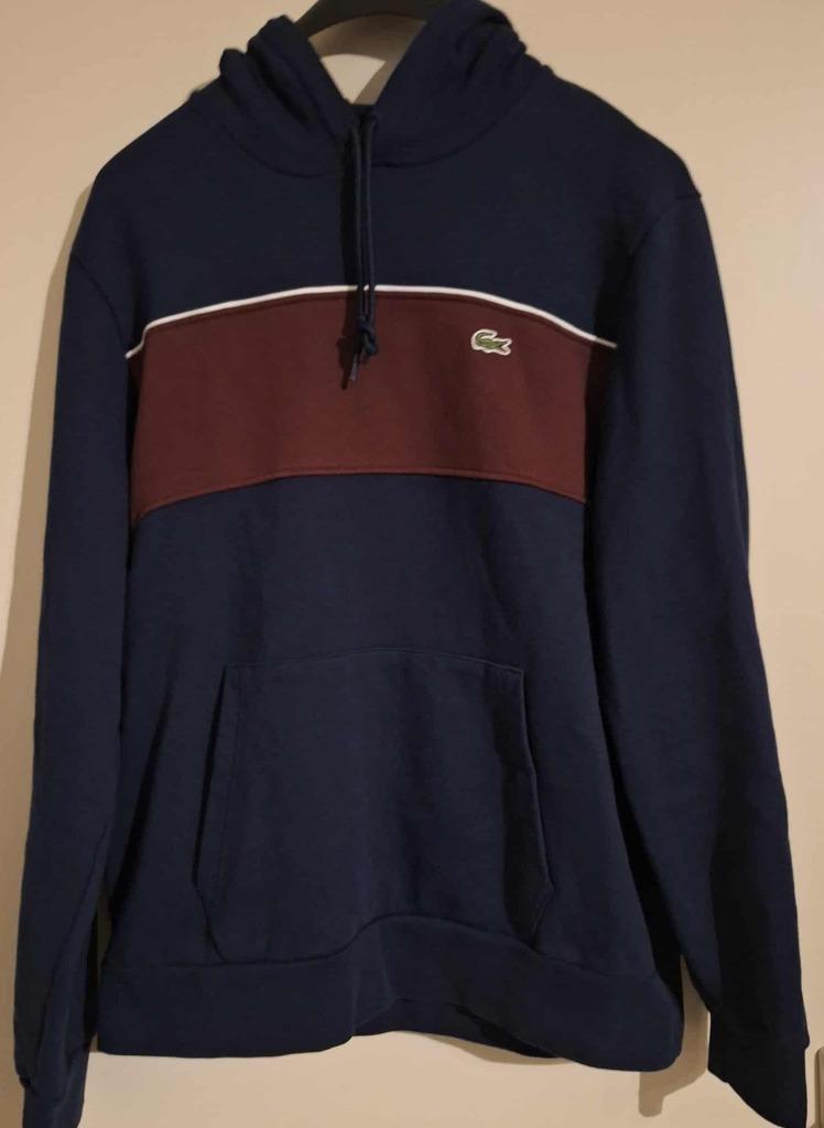Beau sweat à capuche de marque Lacoste. XL, Lacoste, Taille 56/58 (XL), Comme neuf, Bleu