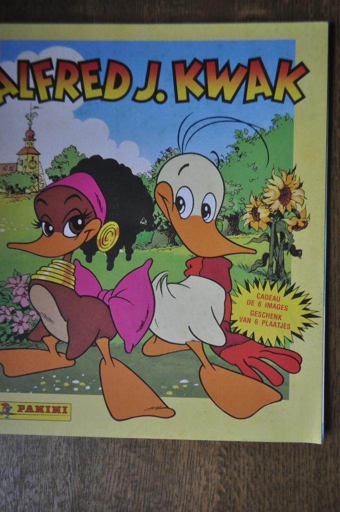 PANINI LEEG ALBUM + ALLE 240 STICKERS ALFRED J. KWAK, Ophalen of Verzenden, Zo goed als nieuw, Meerdere stickers