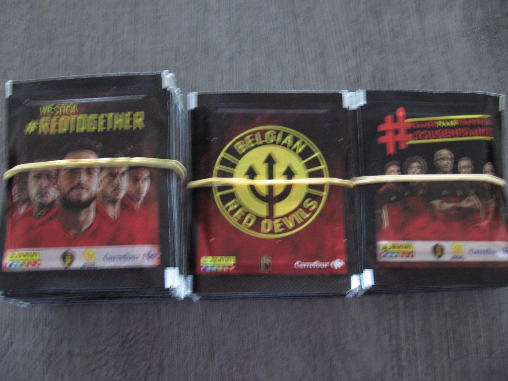 lot de 98 paquets d'autocollants pour panini BELGIAN RED DEV, Collections, Envoi, Neuf, Affiche, Image ou Autocollant