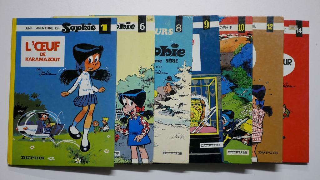 BD Sophie 1 Oeuf 6Maison 8Bonheurs 9Tiare 10Douanier 12 14, Livres, BD, Enlèvement ou Envoi, Utilisé