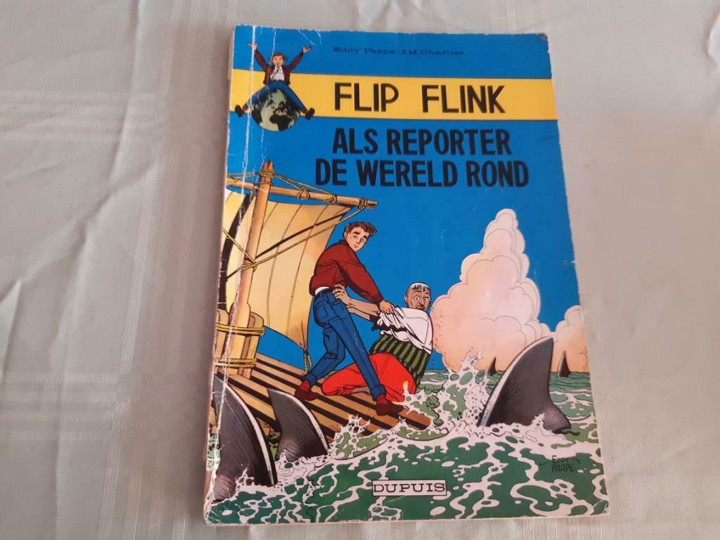 Flip Flink.1.Als reporter de wereld rond., Boeken, Stripverhalen, Eén stripboek, Ophalen of Verzenden, Gelezen