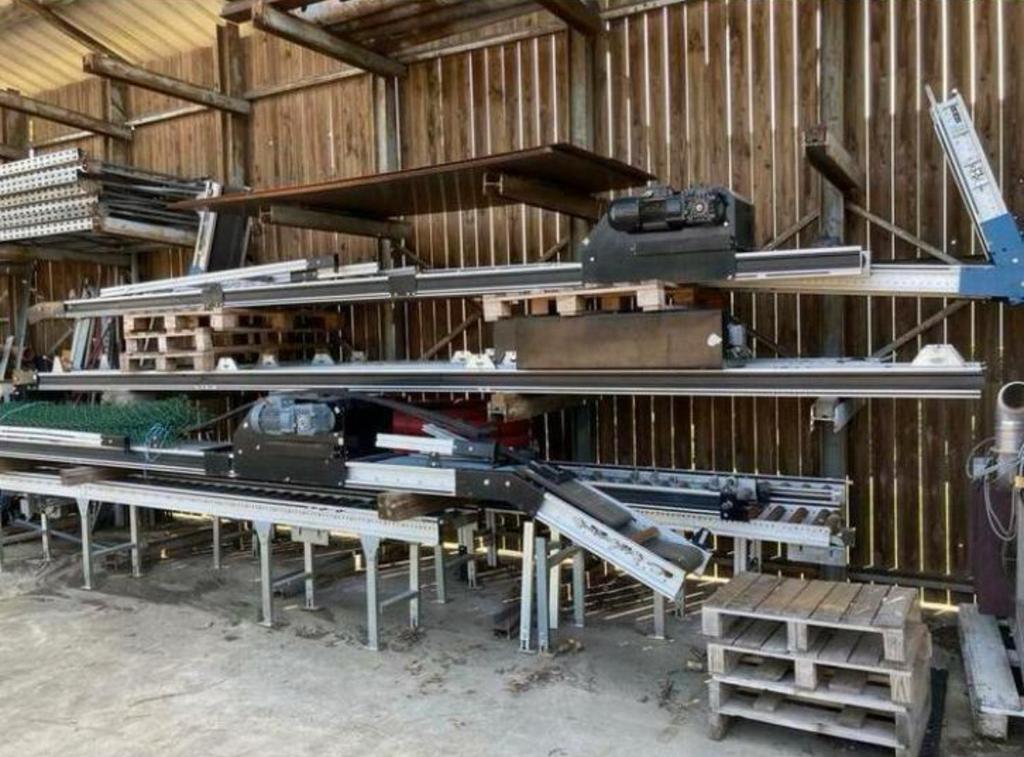 Diverse aangedreven rollerbaan transportband opvoerband rol, Enlèvement