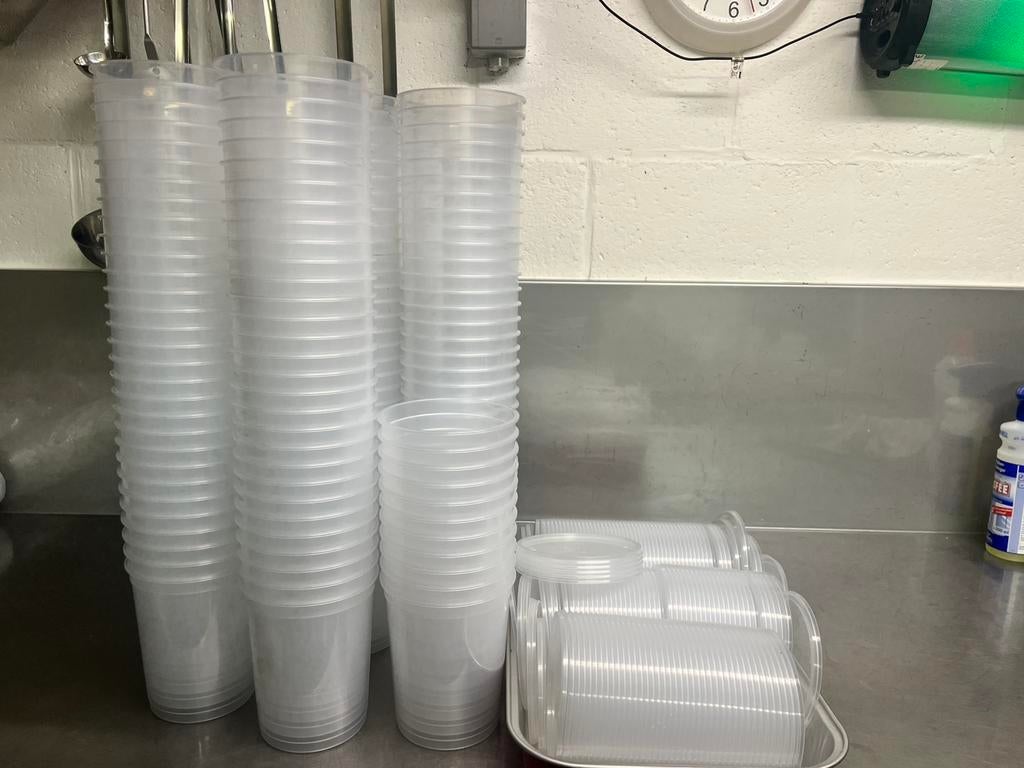 Plastic soeppotten (160 potten ), Enlèvement, Comme neuf