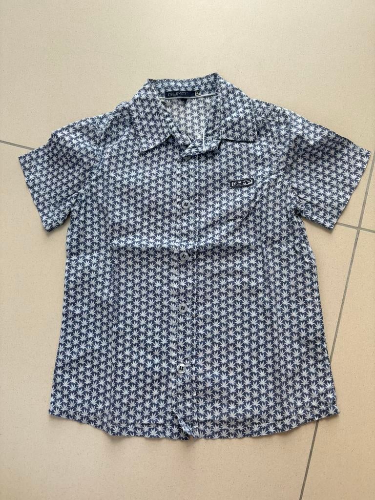 Hemd Gymp blauw maat 104, GYMP., Overhemd of Blouse, Ophalen of Verzenden, Zo goed als nieuw