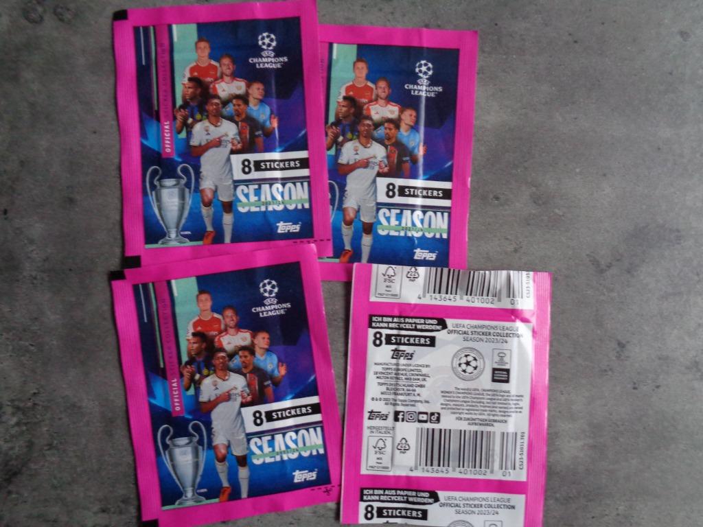 pochettes 4x  foot TOPPS CHAMPIONS LEAGUE 2021/22, Hobby & Loisirs créatifs, Autocollants & Images, Neuf, Envoi