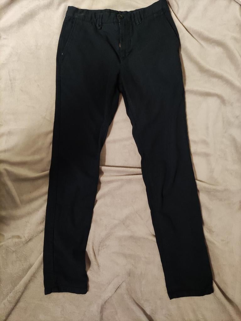 ZARA pants, dark blue, slim fit, size 40, Ophalen of Verzenden, Zo goed als nieuw