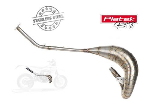 Platek Racing RVS sportuitlaat – model 70–80 rechtsom AM6, Fietsen en Brommers, Verzenden, Nieuw, Platek Racing