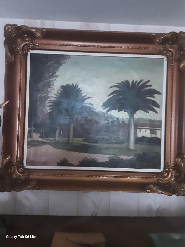 Landschap uit zuid Italië geschilderd door Edgard Gyselinck, Antiek en Kunst, Ophalen