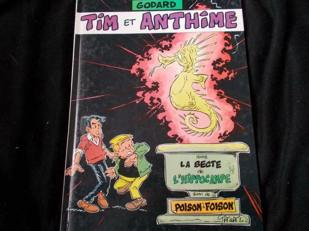 Tim et Anthime  "La Secte de l'Hippocampe" (EO janvier 1983), Une BD, Enlèvement, Comme neuf