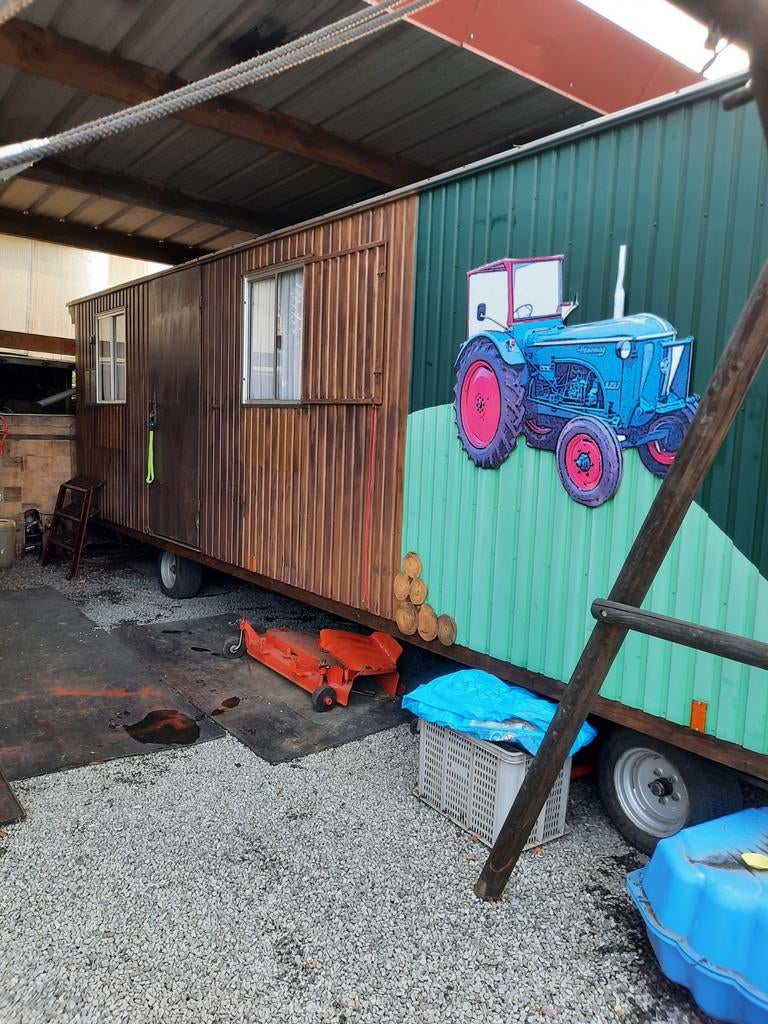 Woonwagen voor Tractor Pipowagen, Caravans en Kamperen, Stacaravans