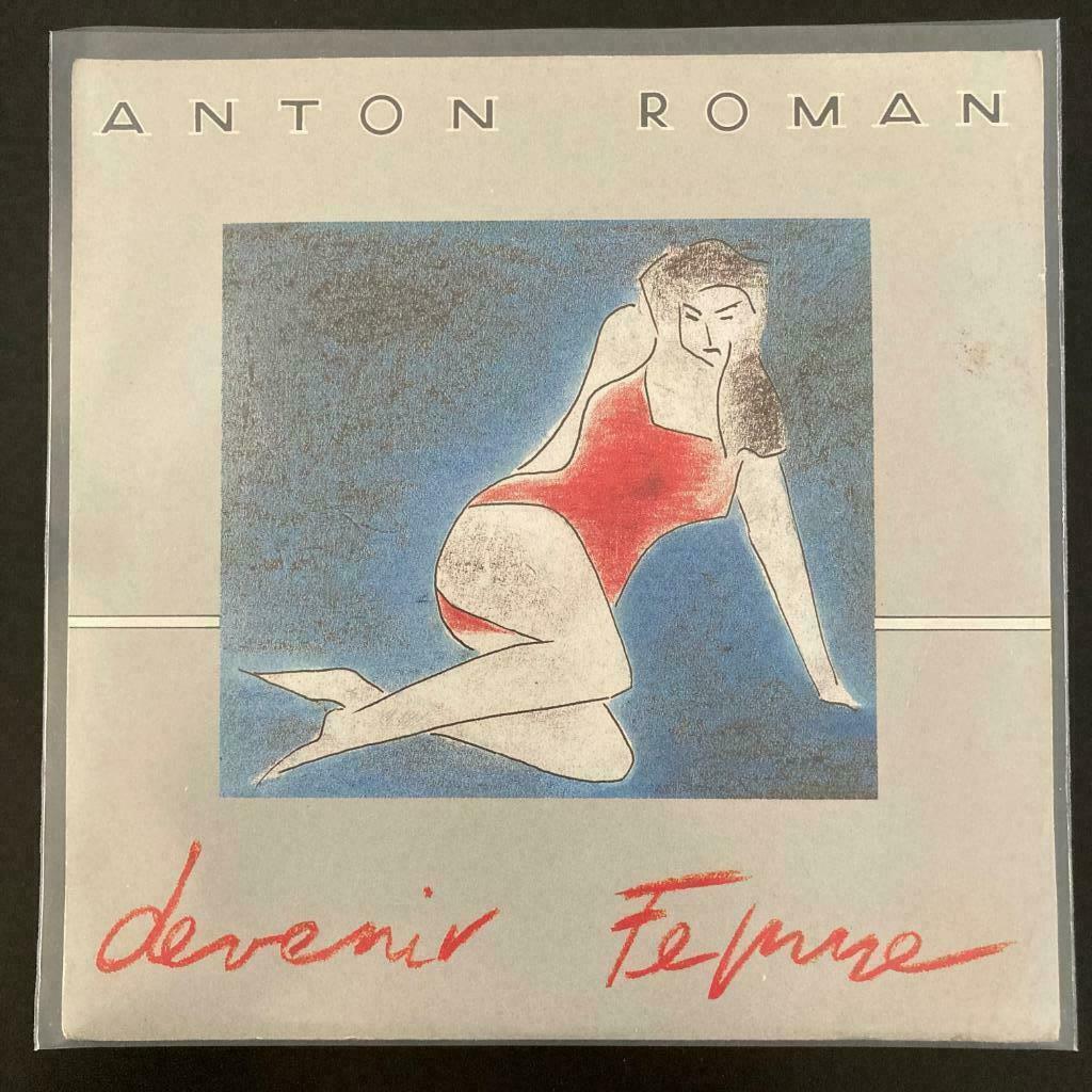 7" Anton Roman - Devenir Femme (AGONE 1987) VG+, Envoi, 7 pouces, Pop, Single