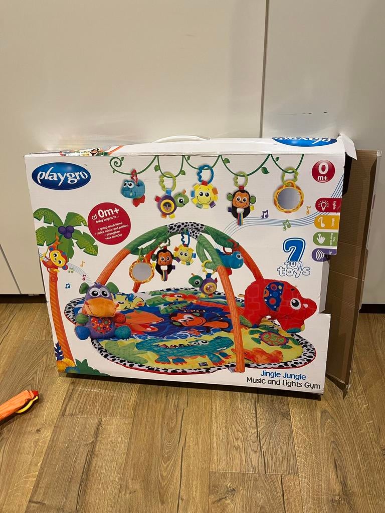 Kleurrijke baby speelmat playgro twv 75€, Ophalen, Zo goed als nieuw
