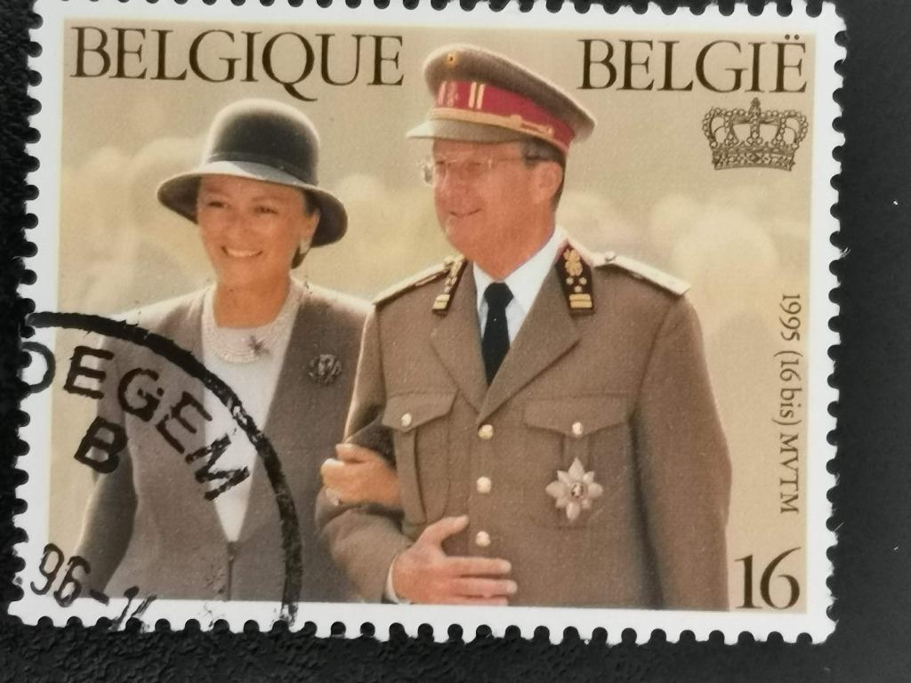Belgie 1995 - Koning Albert II en Koningin Paola, Ophalen of Verzenden, Gestempeld, Koninklijk huis