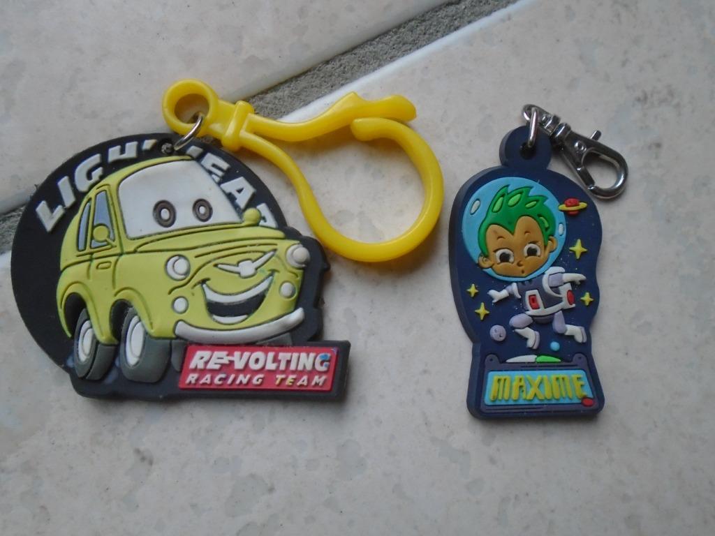 PORTE- CLES"ZIP'AMIS"ZIPPER"DISNEY PIXAR"POUR 0,25 EURO, Enlèvement ou Envoi, Utilisé, Autres types