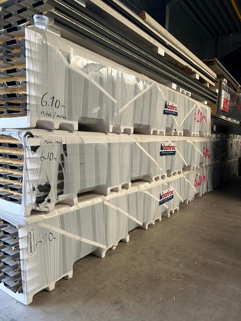 Sandwıchdak 3 cm    €32m2   Exc. btw, Doe-het-zelf en Bouw, Ophalen of Verzenden, Nieuw, IJzer