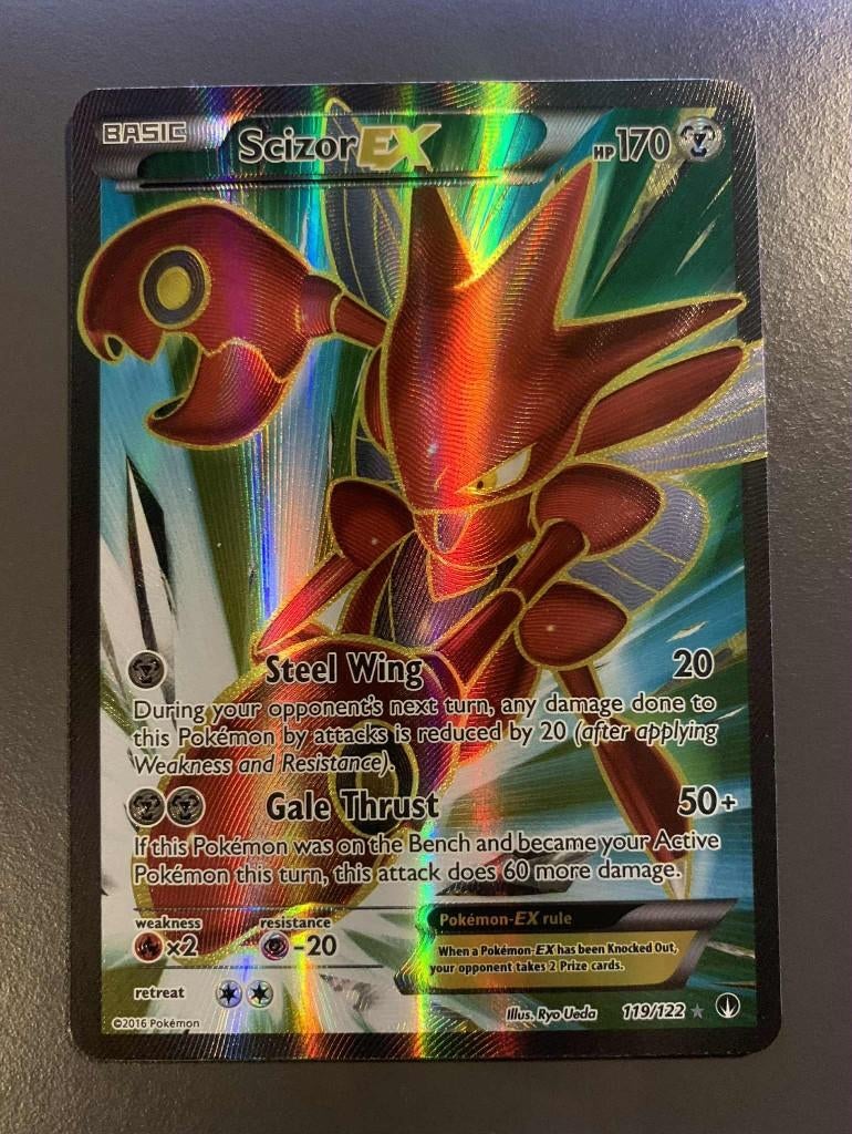 Scizor EX (BKP 119) - NM, Hobby en Vrije tijd, Verzamelkaartspellen | Pokémon, Ophalen of Verzenden, Zo goed als nieuw, Losse kaart