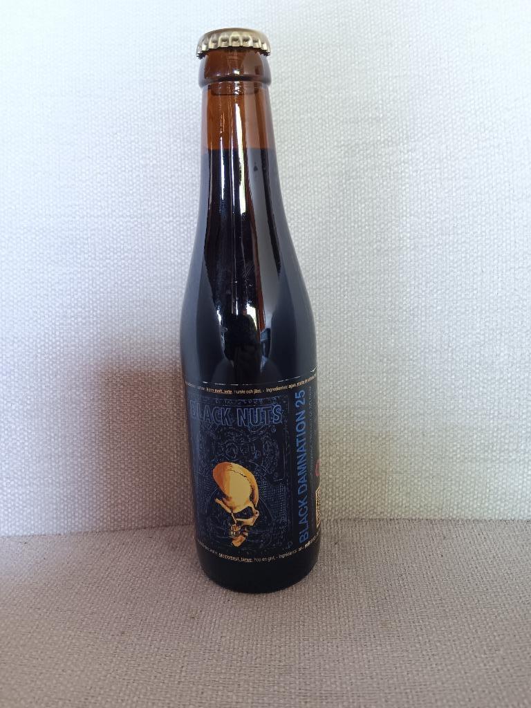 struise brouwers - black damnation 25 - black nuts - 33 cl, Verzamelen, Biermerken, Nieuw, Flesje(s), Overige merken, Ophalen