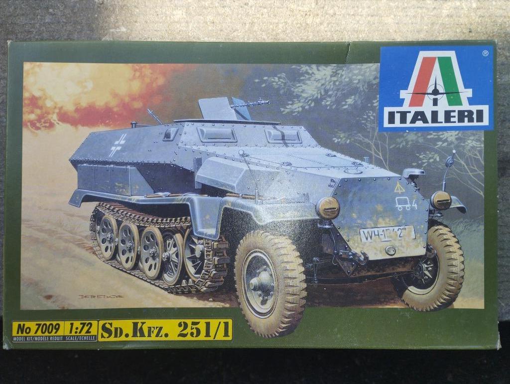 Sd.Kfz. 251/1 Ausf. C, Italeri No. 7009, Neuf, Camion, 1:50 ou moins, Italeri