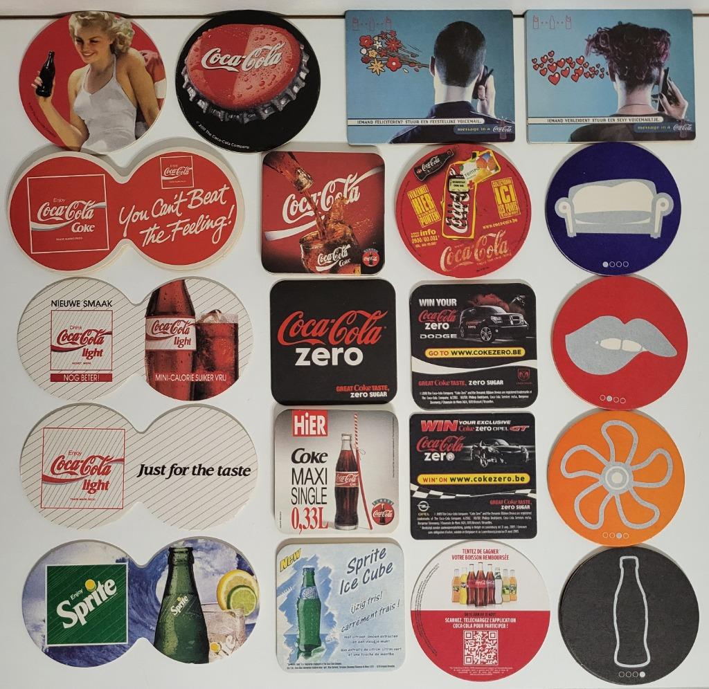 viltjes coca cola zero sprite coke bierkaartjes coca-cola, Verzamelen, Ophalen of Verzenden, Zo goed als nieuw, Gebruiksvoorwerp