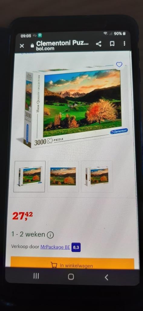 Paysage de puzzle., Enlèvement, Comme neuf
