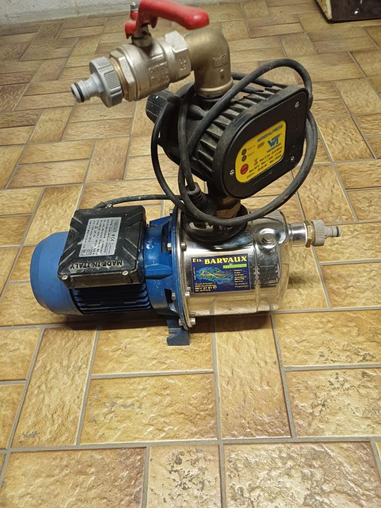 Groupe hydrophore Bauger, Enlèvement, Utilisé