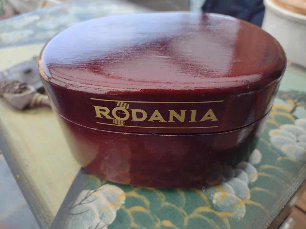 Vintage houten Rodania case, Ophalen of Verzenden