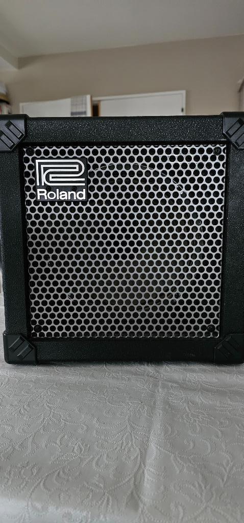 Roland versterker cube 15 met kabels, Muziek en Instrumenten, Versterkers | Bas en Gitaar, Ophalen of Verzenden, Zo goed als nieuw