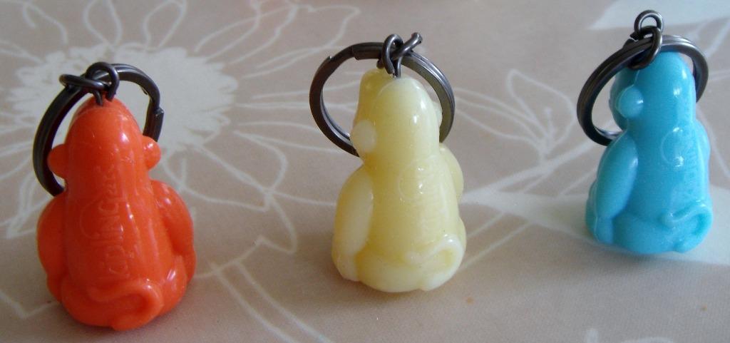 Porte-clés mini (3 cm) singe KIPLING en plastique dur neuf, Ophalen of Verzenden, Nieuw, Knuffel of Figuurtje
