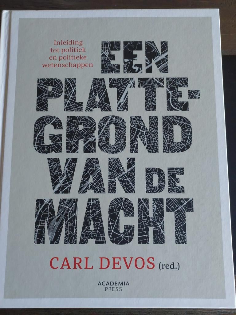 Carl Devos - Een plattegrond van de macht 2023, Boeken, Politiek en Maatschappij, Ophalen of Verzenden, Carl Devos