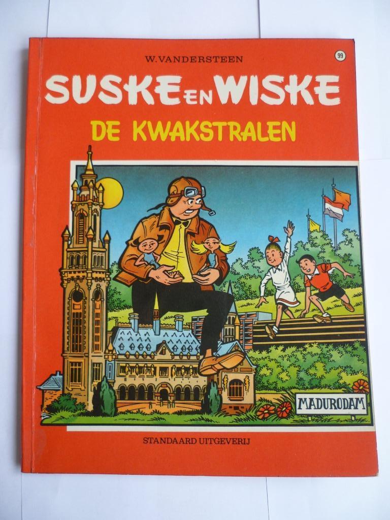 SUSKE EN WISKE 1E DRUK NR:99"DE KWAKSTRALEN"UIT 1969, Gelezen, Willy Vandersteen, Eén stripboek, Ophalen of Verzenden