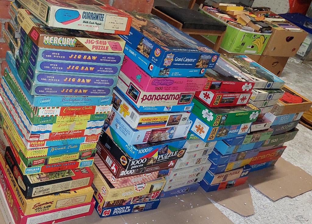 Kwaliteits puzzels:Nathan/Ravensburger/Schmid/MB lot, Hobby en Vrije tijd, Ophalen, Gebruikt, Legpuzzel