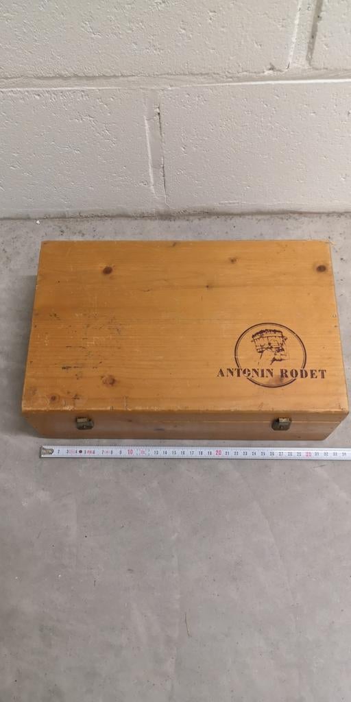 Houten wijnkist, Ophalen of Verzenden, Gebruikt