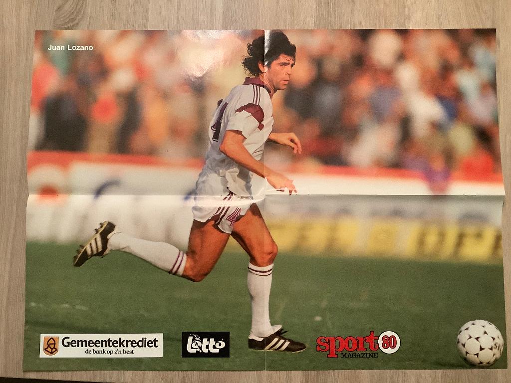 Poster Juan Lozano, Ophalen of Verzenden, Zo goed als nieuw, Poster, Plaatje of Sticker
