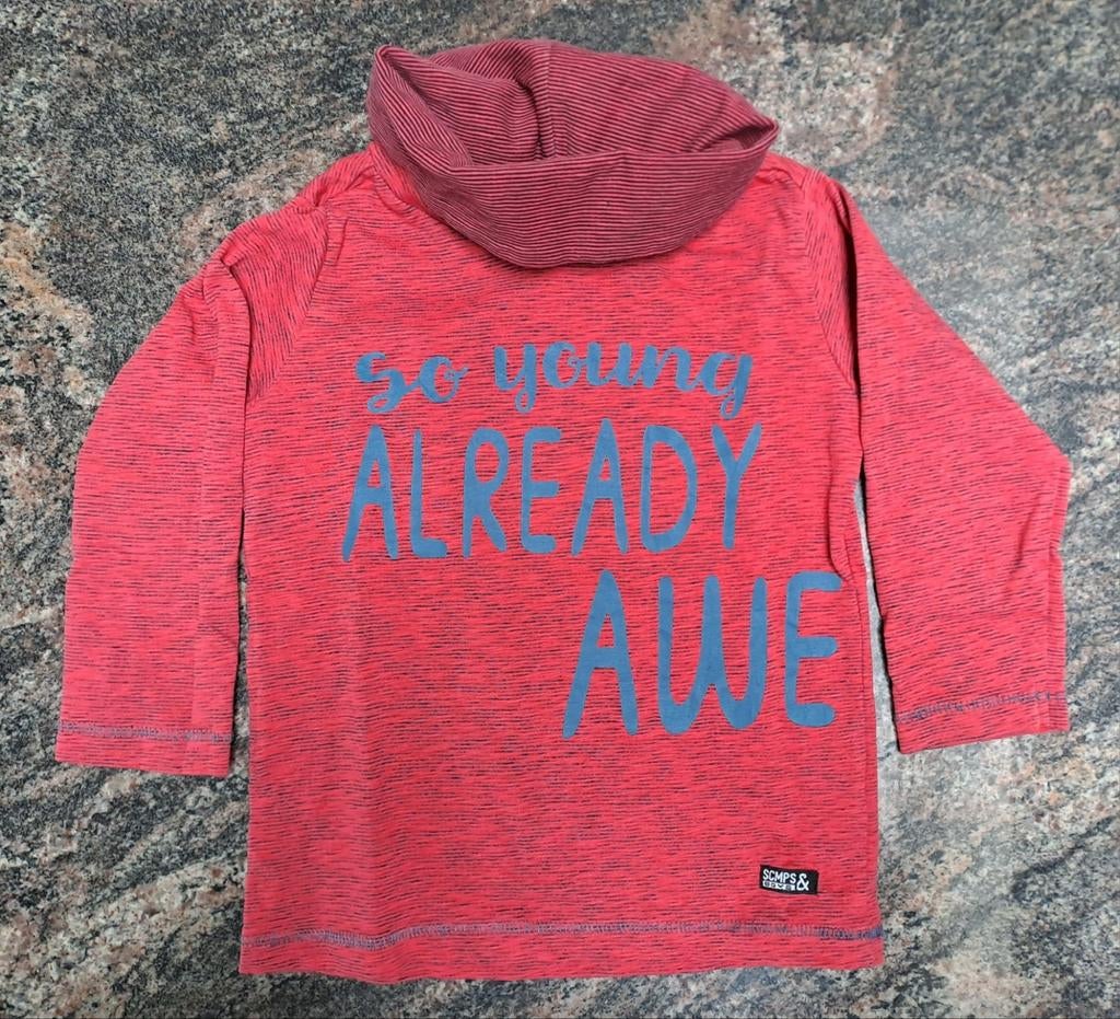 T-shirt rouge noir moucheté manches longues taille 86, Enfants & Bébés, Vêtements de bébé | Taille 86, Comme neuf, Garçon ou Fille
