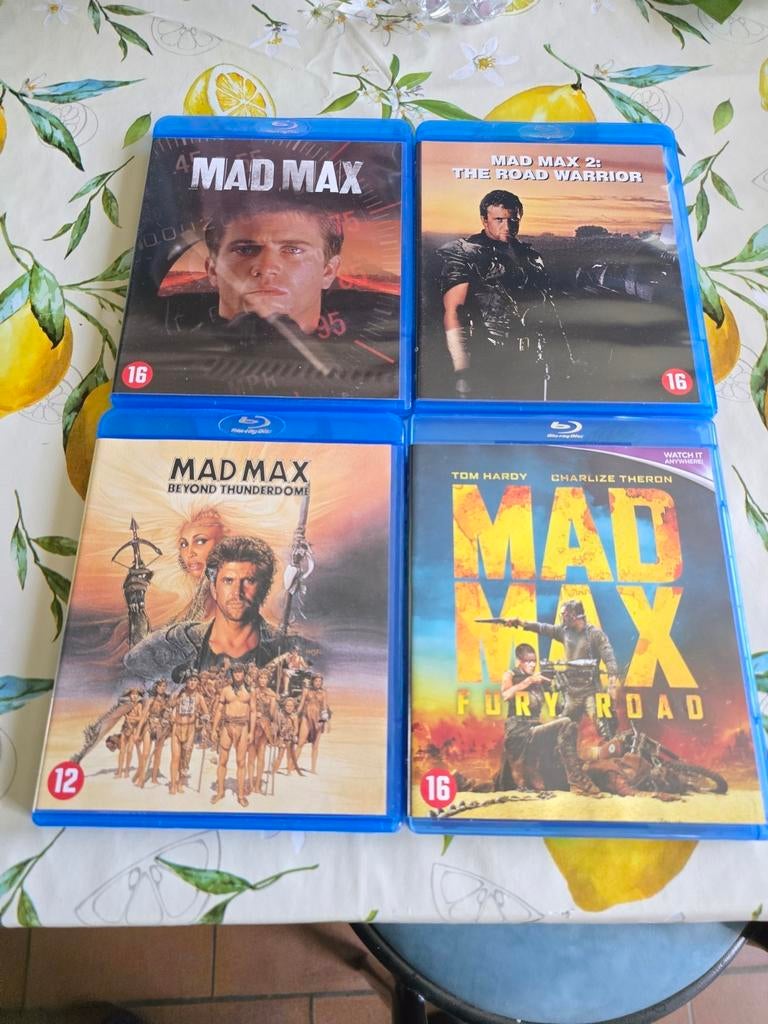 Mad max 1 tot 4, Cd's en Dvd's, Blu-ray, Ophalen of Verzenden, Zo goed als nieuw