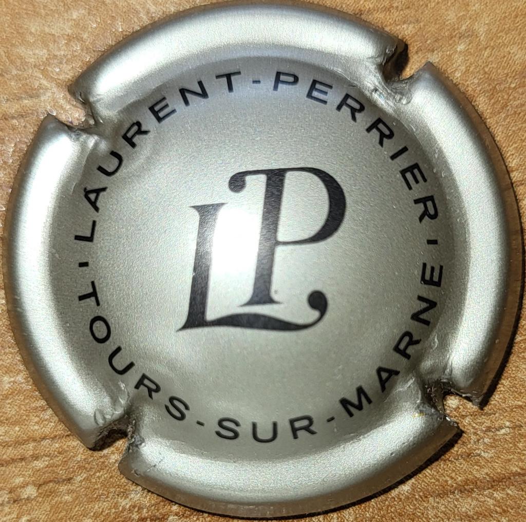 Capsule Champagne LAURENT-PERRIER argent & noir nr.58a, Collections, Vins, Neuf, Champagne, France, Enlèvement ou Envoi