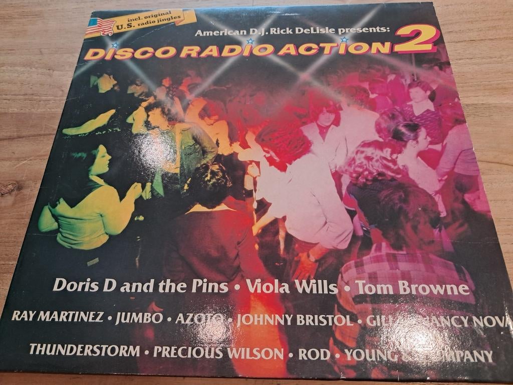 Lp Disco radio action 2, Cd's en Dvd's, Vinyl | Verzamelalbums, Ophalen of Verzenden, Gebruikt, 12 inch, R&B en Soul