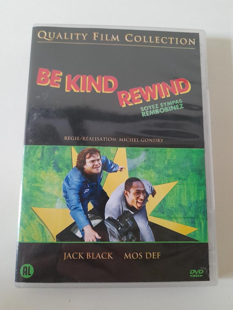 DVD Be Kind Rewind - Jack Black, Cd's en Dvd's, Alle leeftijden, Ophalen of Verzenden, Zo goed als nieuw, Actiekomedie