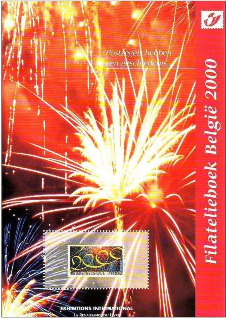 Année 2000 : Filatelieboek (avec timbres - faciale +/- 32€), Postzegels en Munten, Postzegels | Europa | België, Ophalen of Verzenden