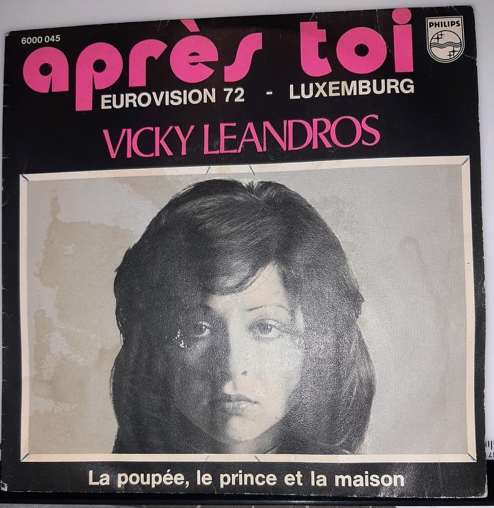 Vinyl 45trs- vichy leandros- après toi eurovision, Enlèvement ou Envoi, Utilisé