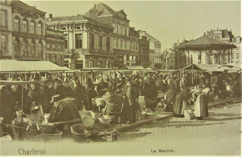 ZICHTKAARTEN- CHARLEROI- LE MARCHE, Enlèvement ou Envoi, Non affranchie, Ville ou Village